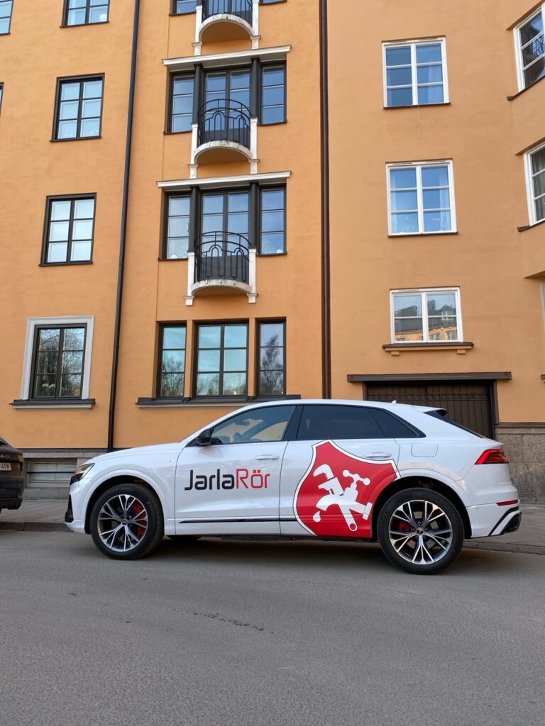 bildekaler, bildekor, stripa bil, jarla rör