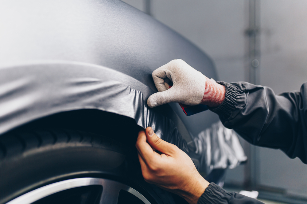 montör, folie, helfoliering, wrapping, carwrap